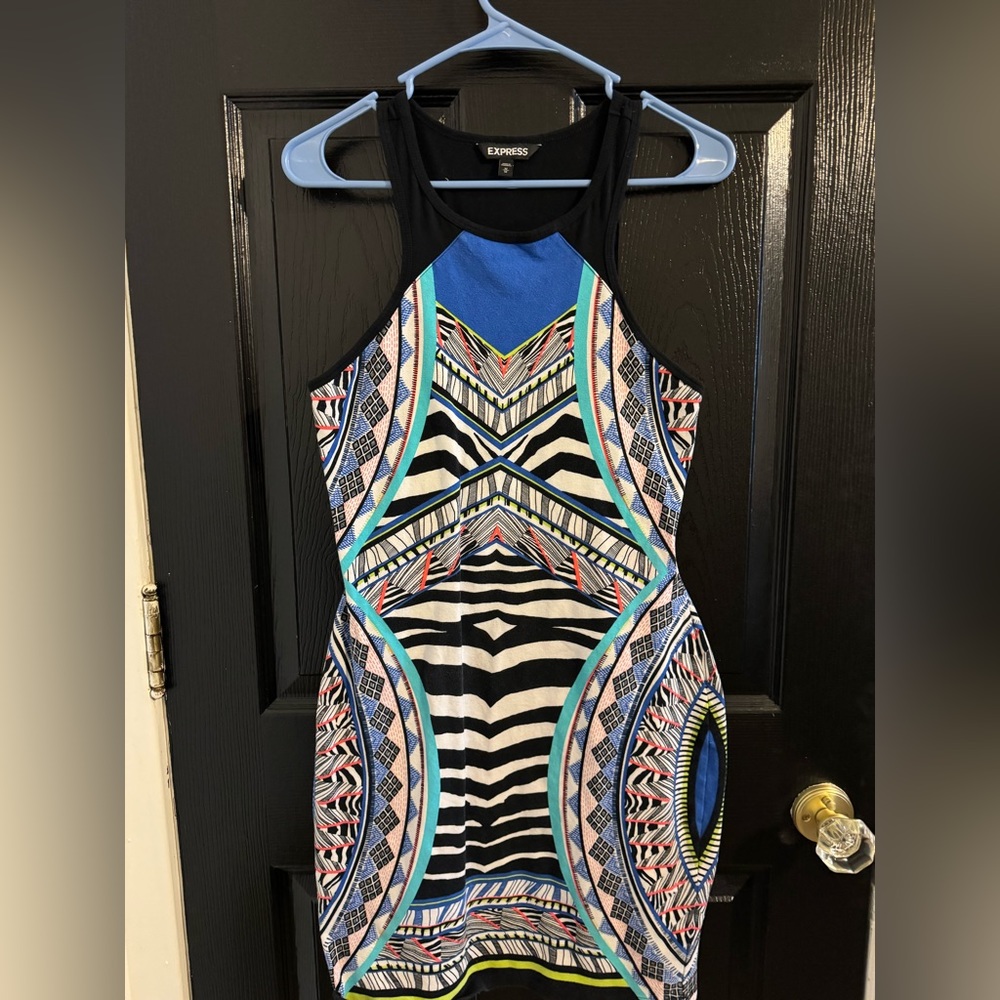 Express boho tank dress excellent condition. Size Medium.